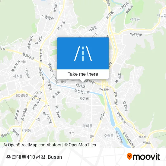 충렬대로410번길 map