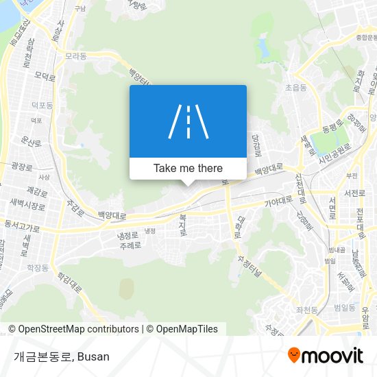 개금본동로 map