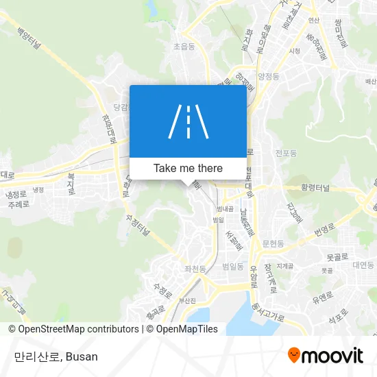 만리산로 map