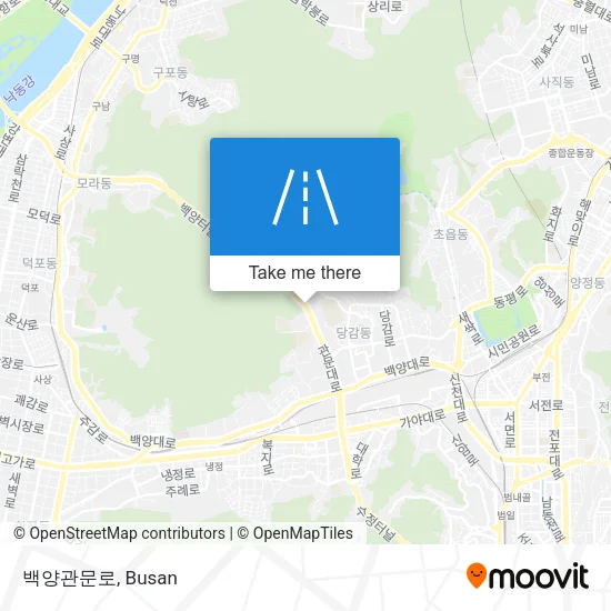 백양관문로 map