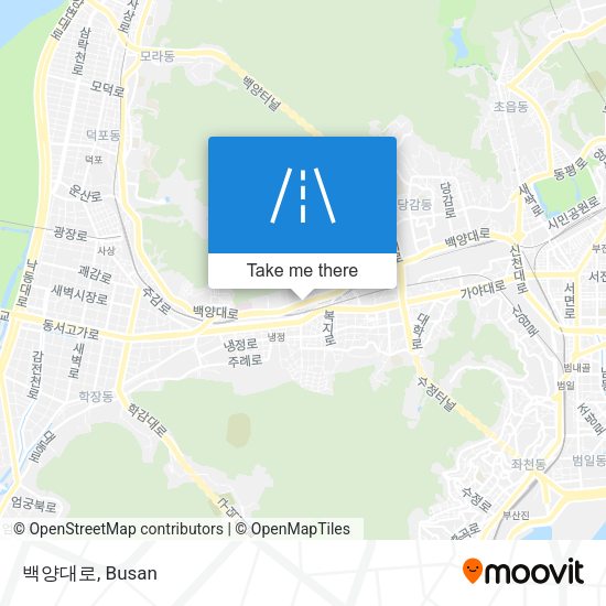 백양대로 map