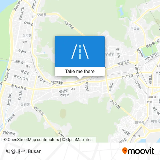 백양대로 map
