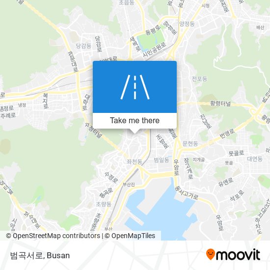 범곡서로 map