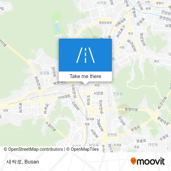 새싹로 map