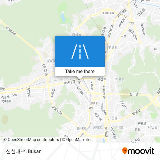 신천대로 map