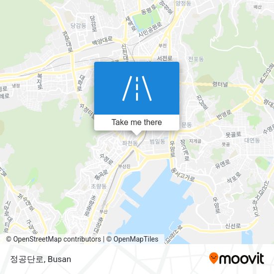 정공단로 map