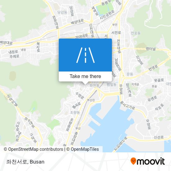 좌천서로 map