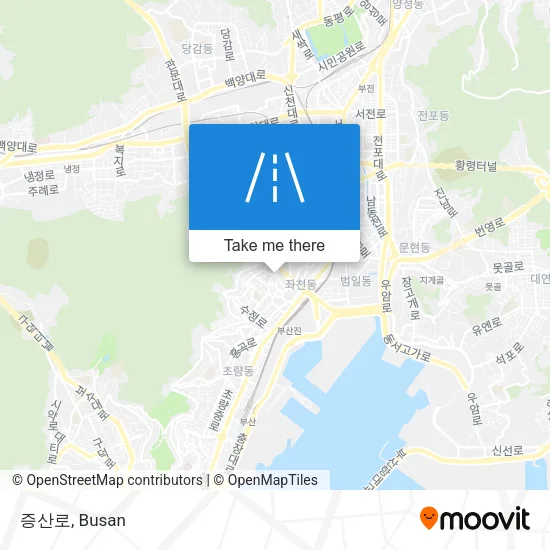 증산로 map