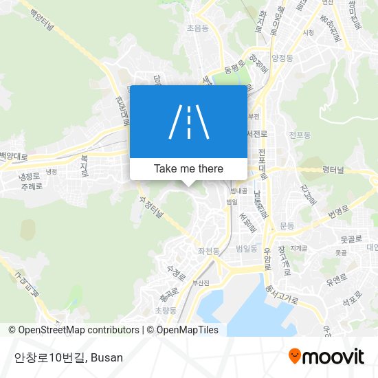 안창로10번길 map