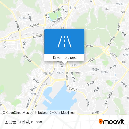 조방로10번길 map