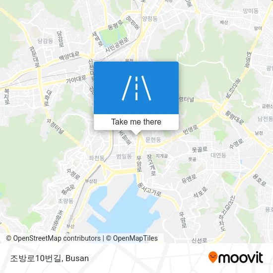 조방로10번길 map