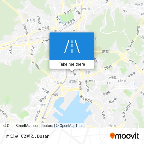 범일로102번길 map