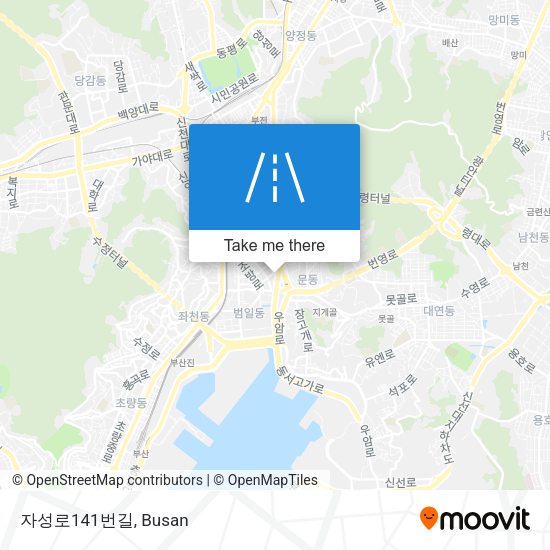 자성로141번길 map