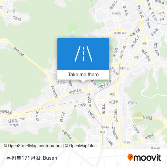 동평로171번길 map