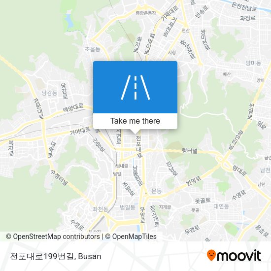 전포대로199번길 map
