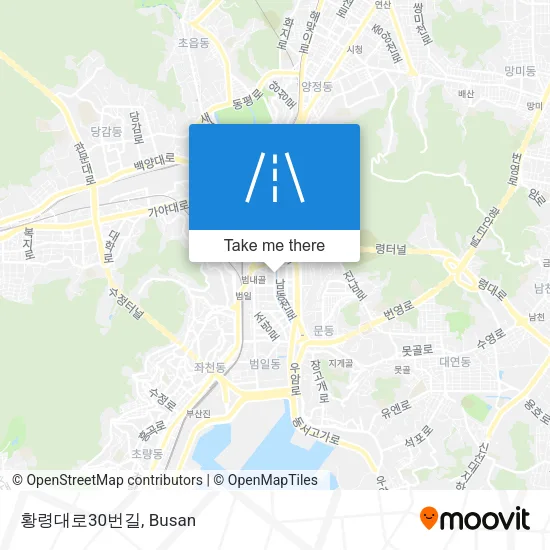 황령대로30번길 map