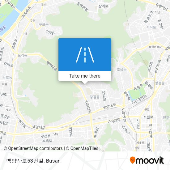 백양산로53번길 map