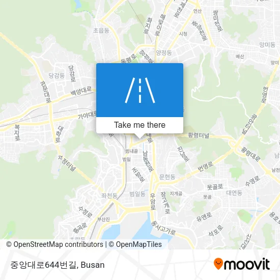 중앙대로644번길 map