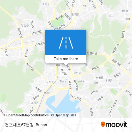 전포대로67번길 map