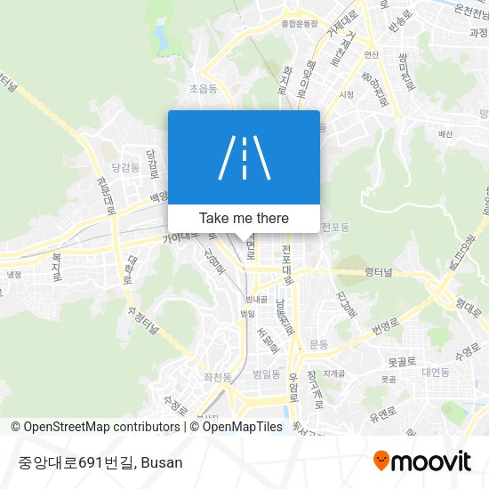 중앙대로691번길 map