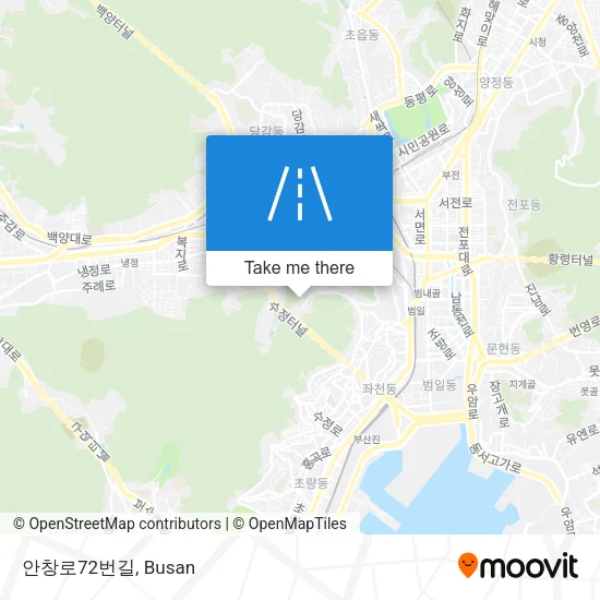 안창로72번길 map