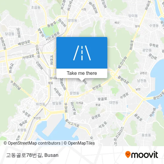 고동골로78번길 map
