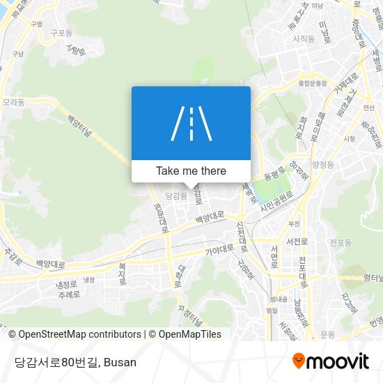 당감서로80번길 map