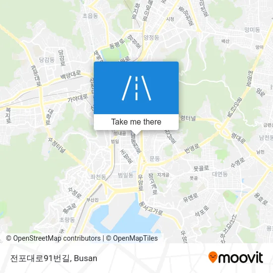 전포대로91번길 map