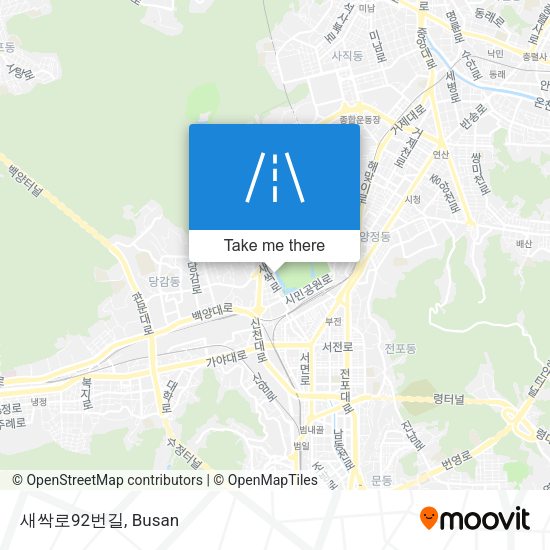 새싹로92번길 map