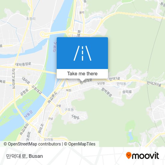 만덕대로 map