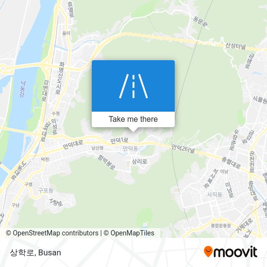 상학로 map