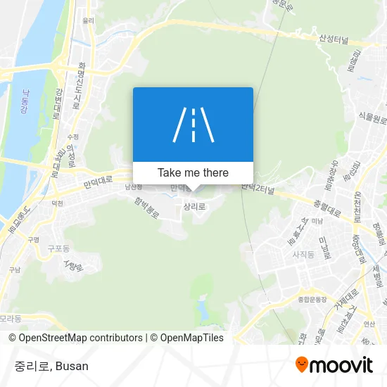 중리로 map