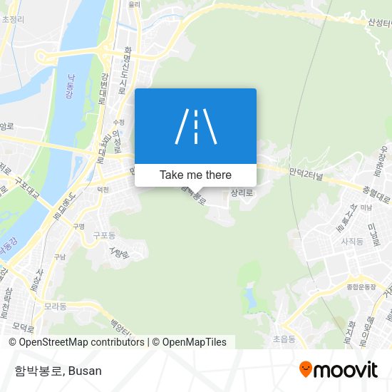 함박봉로 map