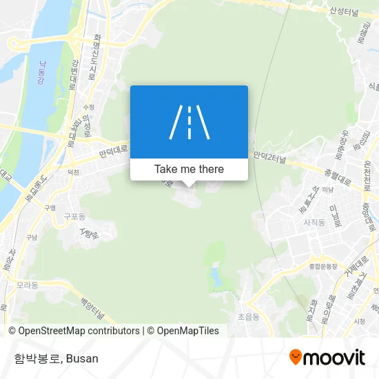 함박봉로 map