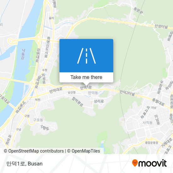 만덕1로 map