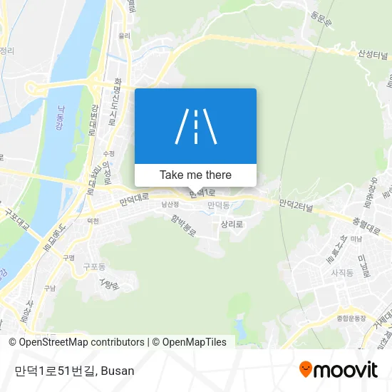 만덕1로51번길 map
