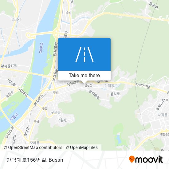 만덕대로156번길 map