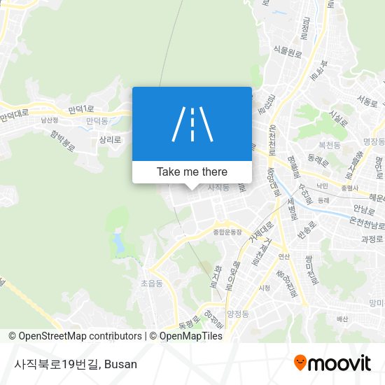 사직북로19번길 map