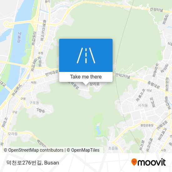 덕천로276번길 map