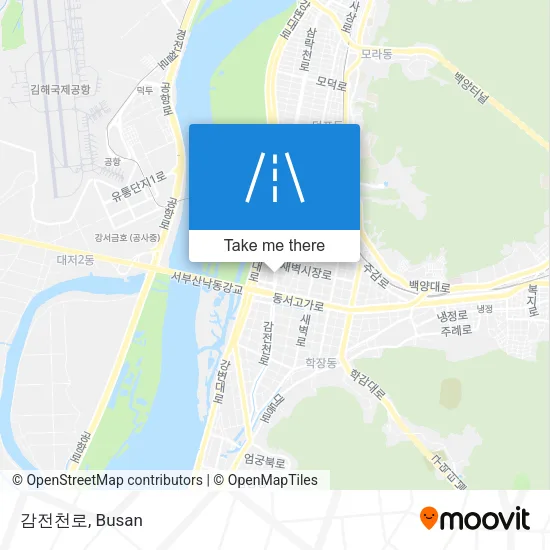 감전천로 map