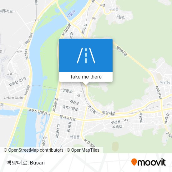 백양대로 map