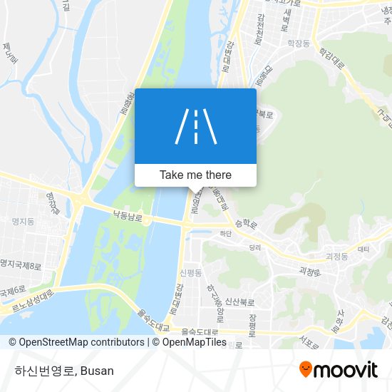 하신번영로 map