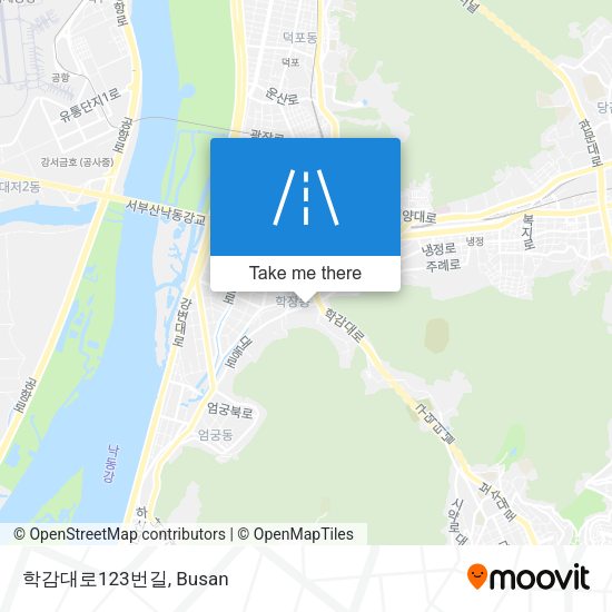 학감대로123번길 map