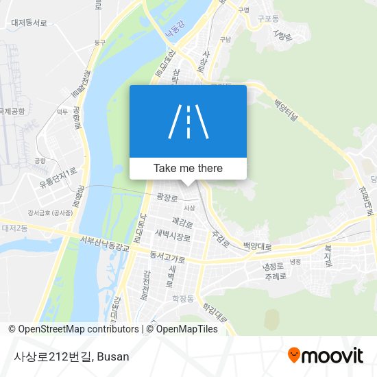 사상로212번길 map