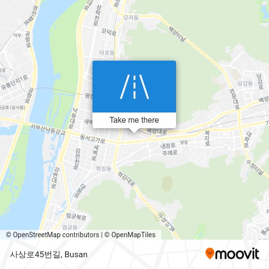 사상로45번길 map