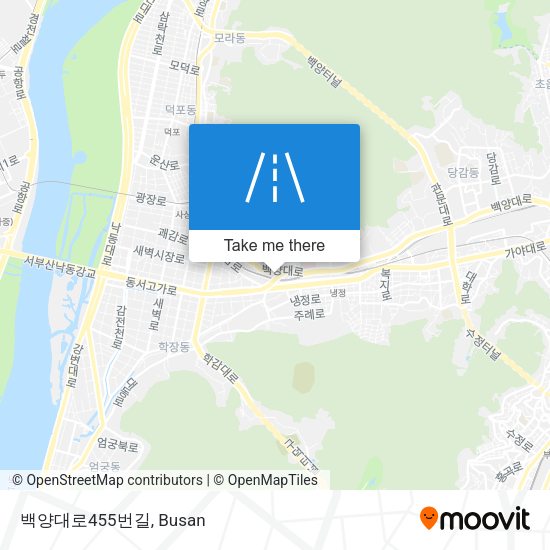 백양대로455번길 map