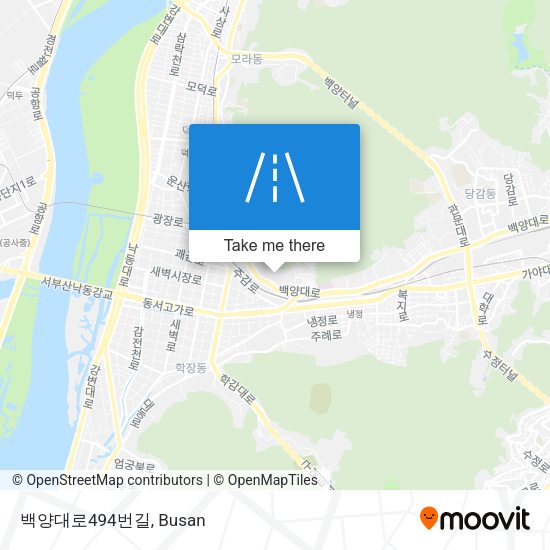 백양대로494번길 map