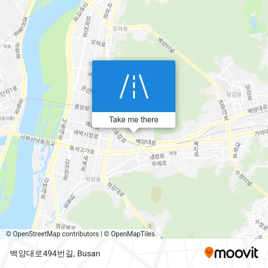 백양대로494번길 map