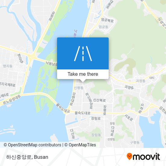 하신중앙로 map