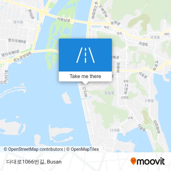다대로1066번길 map